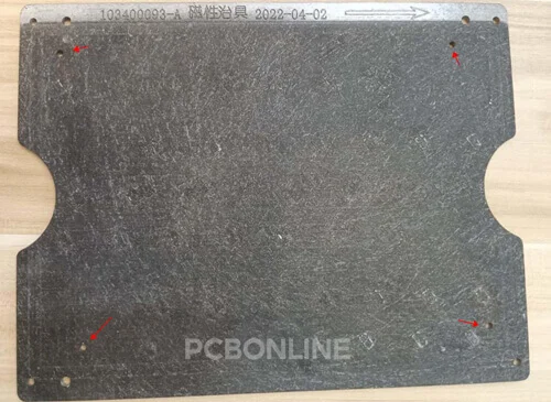 pad board for flex circuit assembly
